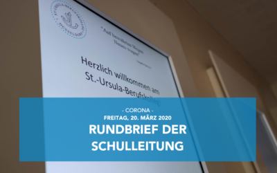 Mitteilung der Schulleitung an die Schulgemeinschaft