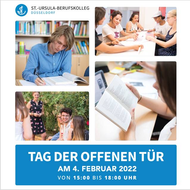 Tag der offenen Tür 2 am St. Ursula-Berufskolleg (04.02.22): Digitale Anmeldung ab sofort möglich
