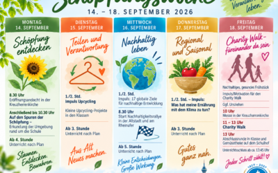 Schöpfungswoche 14. bis 18. September 2026